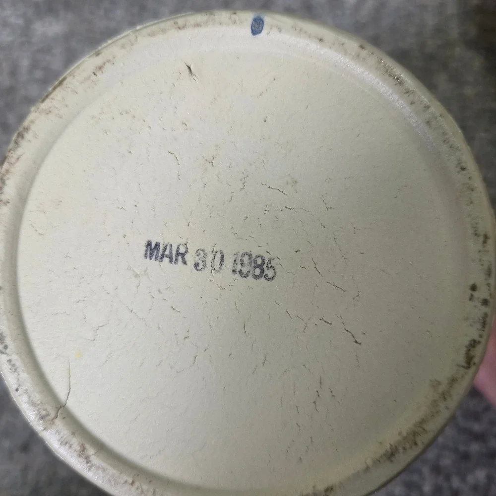 Vintage Win Schuler Collectible Edition 1985 Stoneware Crock with Lid Wire Bale